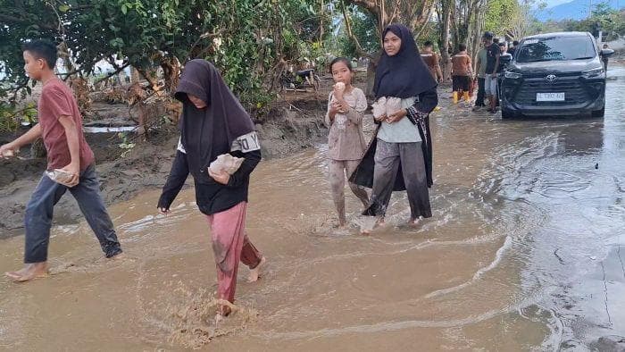 Warga Pidie Jaya Masih Terancam Banjir Susulan, Bupati Minta Normalisasi Krueng Meureudu