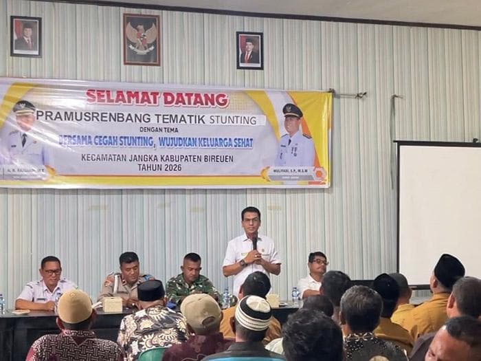 Muspika Jangka Gelar Pra Musrenbang Tematik, Fokus Pencegahan Stunting