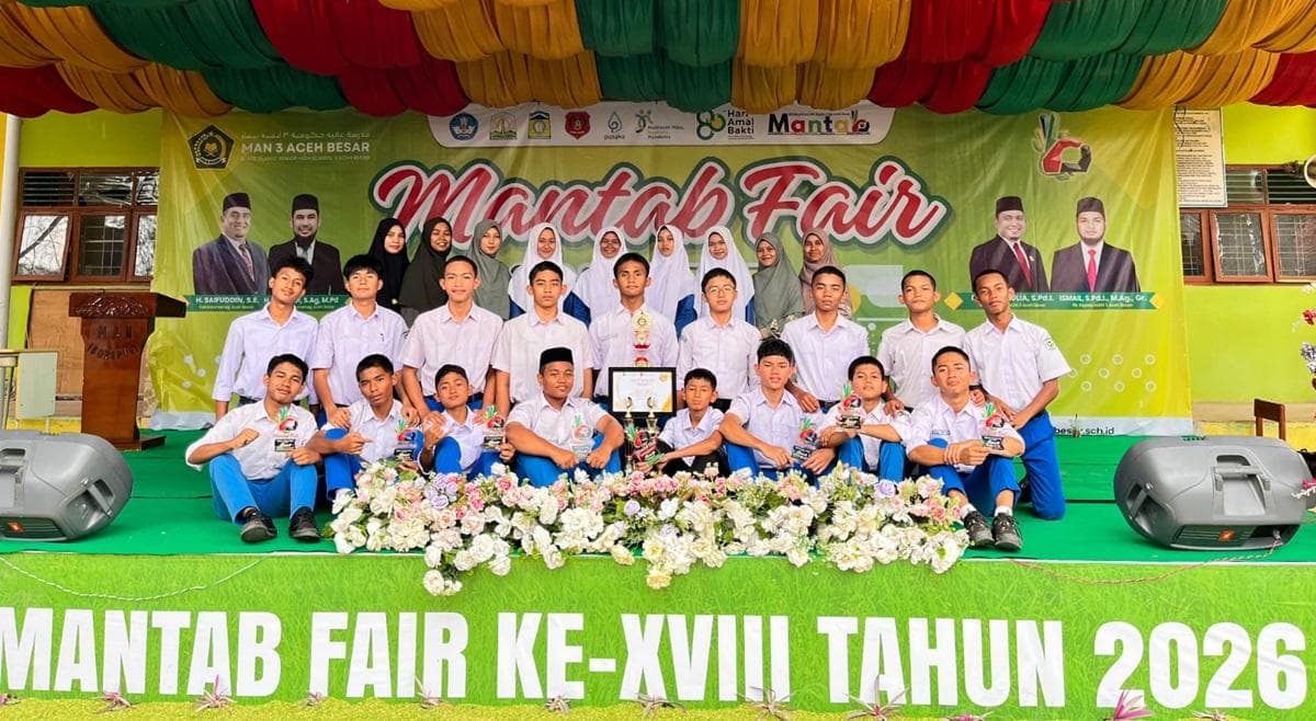 MTsS Tgk Chiek Oemar Diyan Aceh Besar Juara Umum MANTAB Fair 2026