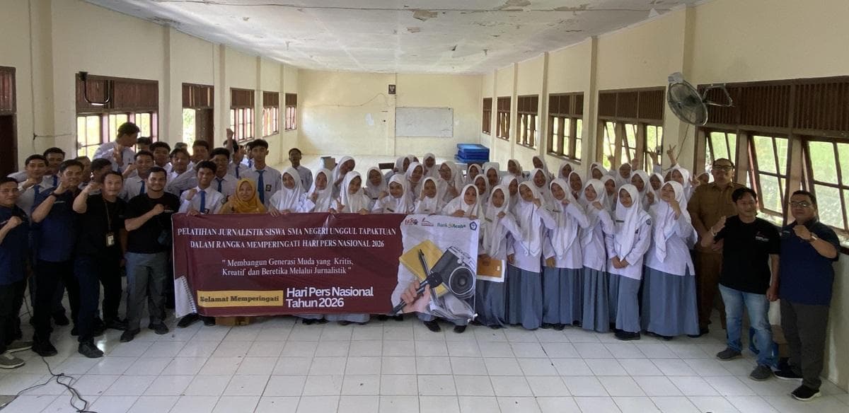 Forjias Pelatihan Jurnalistik Dasar di SMAN Unggul Tapaktuan Aceh Selatan
