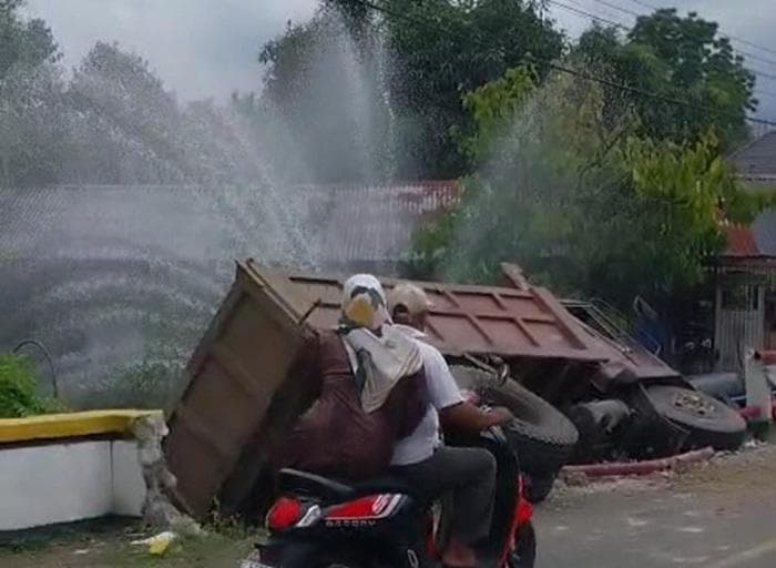 Suplai Air Macet di Pidie, Warga Kecewa Perumda Lambat Perbaiki Pipa Rusak