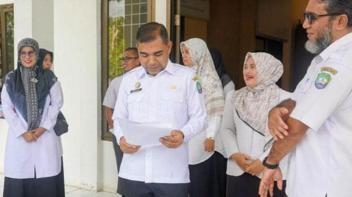 Plt Sekda Abdya Sidak ASN Hari Pertama Kerja Pasca Idul Fitri