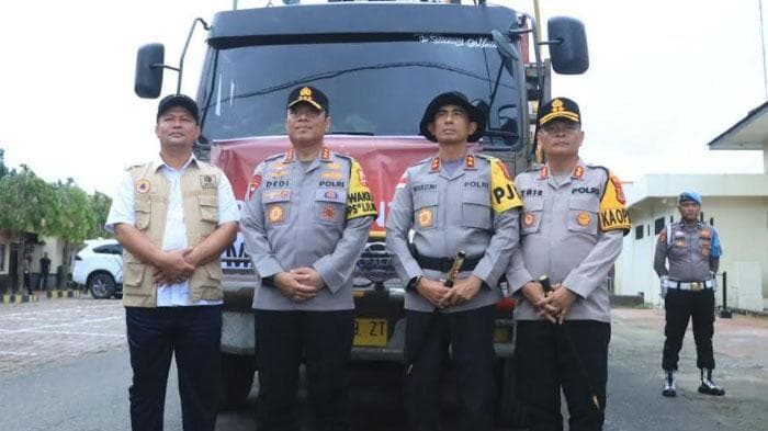 Terima Bantuan Wakapolri untuk Korban Banjir dan Pemulihan, Bupati Ayahwa: Terus Dukung Aceh Utara