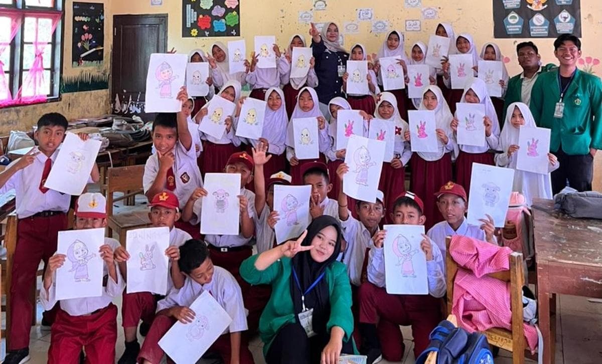 DPM Unimal Bantu Pemulihan Psikis Anak Korban Banjir di Aceh Tengah