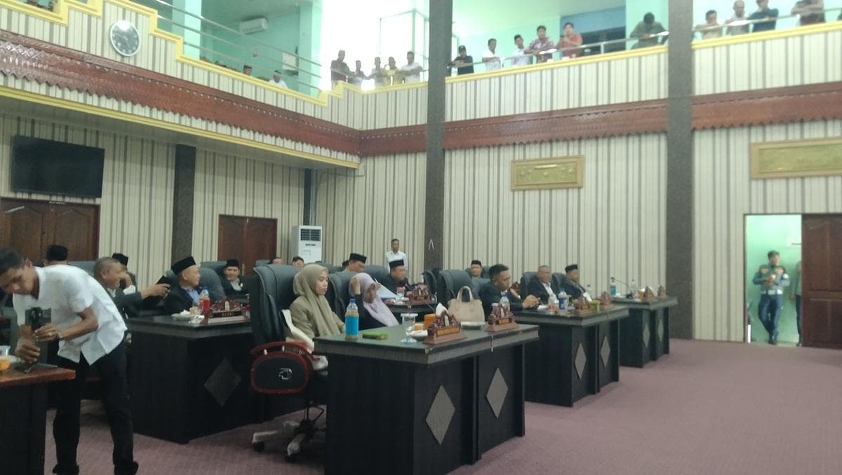 Mayoritas Fraksi DPRK Aceh Singkil Tolak Rancangan APBK 2026