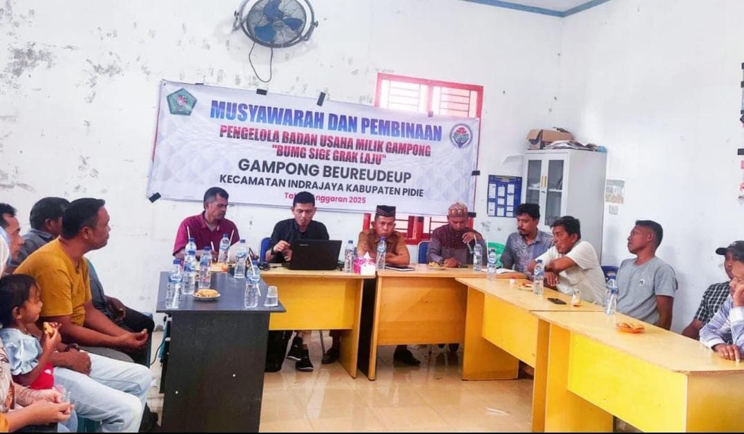 BUMDes di 49 Gampong Indrajaya, Pidie, Mendapat Sertifikat AHU