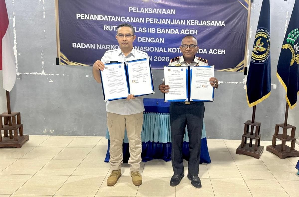 Rutan Banda Aceh Kerja Sama dengan BNN Cegah Narkoba, Tes Urine Berkala