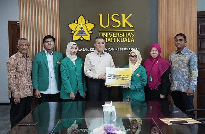 USK Santuni 5 Mahasiswa Yatim Bencana, Bebaskan UKT Hingga Lulus