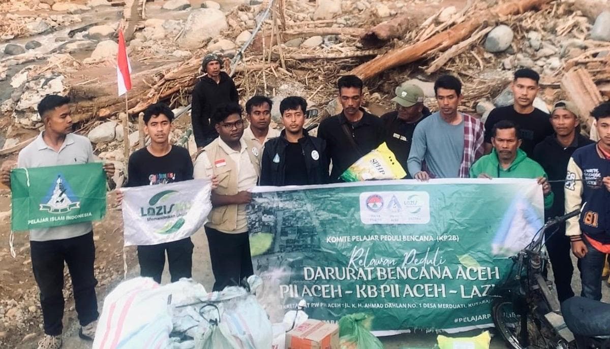 Ekspedisi Selama 14 Hari, PII Aceh dan Lazisku Berhasil Tembus 5 Kabupaten Terdampak Banjir