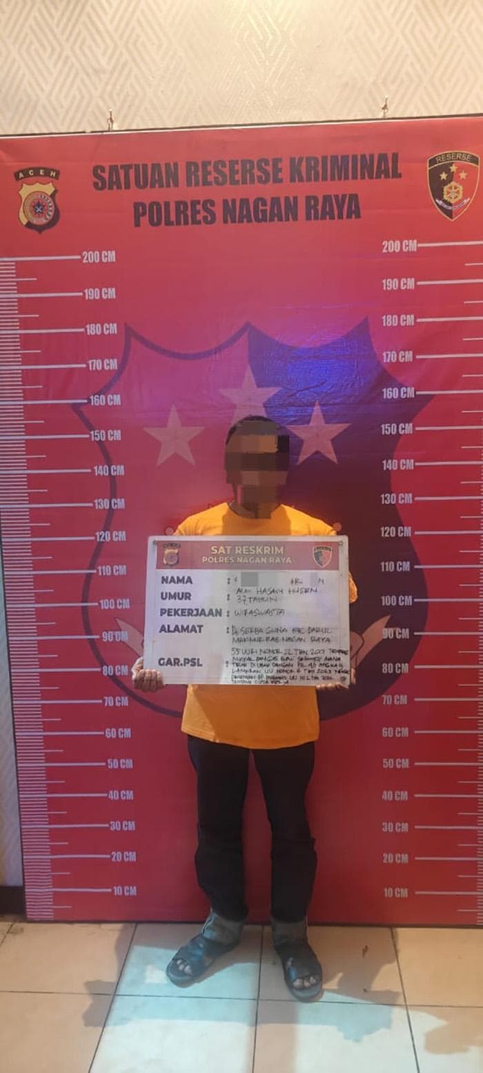 Polisi Nagan Raya Amankan 34 Tabung Elpiji Subsidi, Satu Pelaku Ditangkap