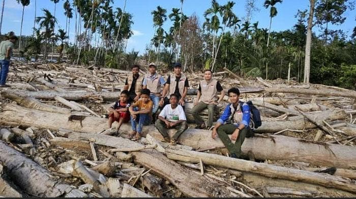 Wakil Bupati Aceh Utara Tinjau Lokasi Banjir Bandang dan Longsor di Sawang