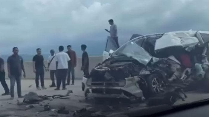 Kecelakaan Tol Sibanceh, Toyota Innova Tabrak Truk, Satu Tewas