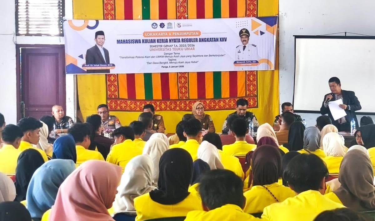 148 Mahasiswa UTU Meulaboh Berkontribusi Ekonomi Desa di Aceh Jaya