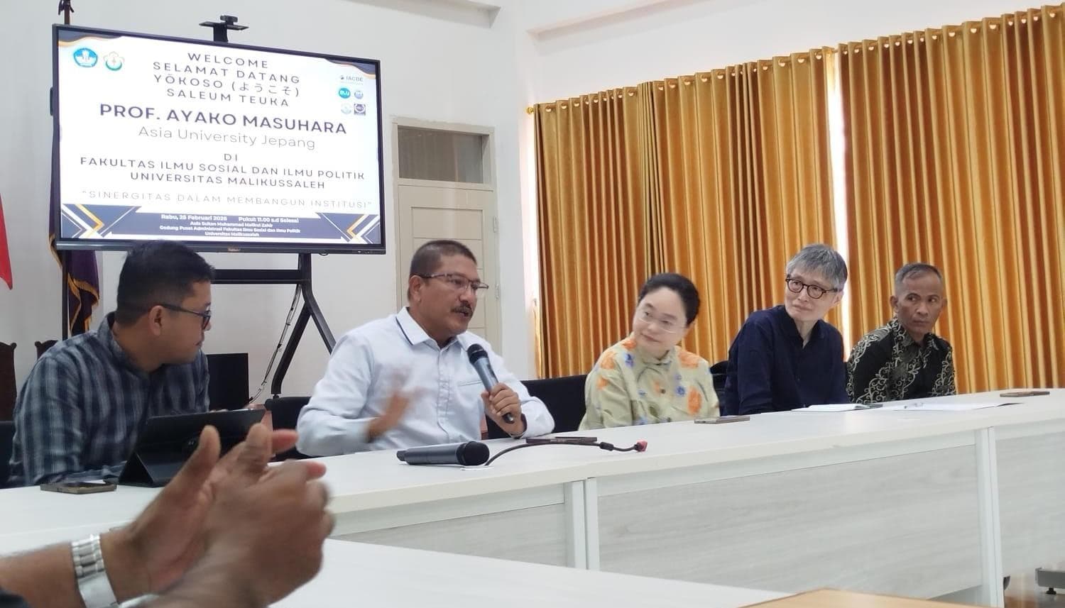 Profesor Jepang Teliti Trauma Perdamaian Aceh di Unimal, Fokus Kasus HAM Non-Yudisial