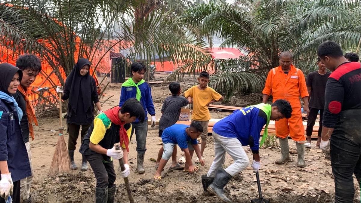 Mahasiswa Unimal Dampakkan Pendampingan Warga Terdampak Bencana di Aceh Utara