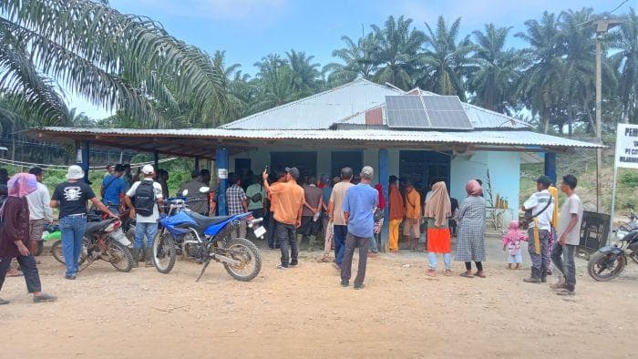 Warga Aceh Timur Demo PT CGU, Tuntut Ganti Rugi Kerusakan Lahan