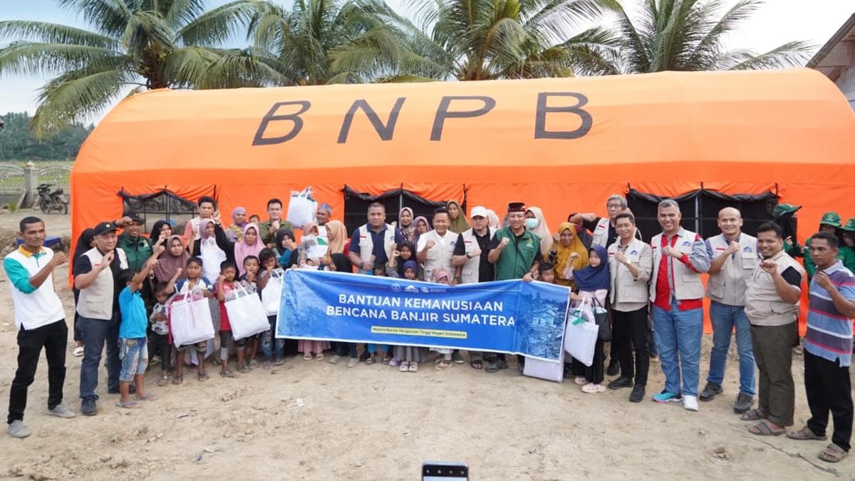 Konsorsium Perguruan Tinggi Salurkan Bantuan ke Aceh Utara Pasca Bencana