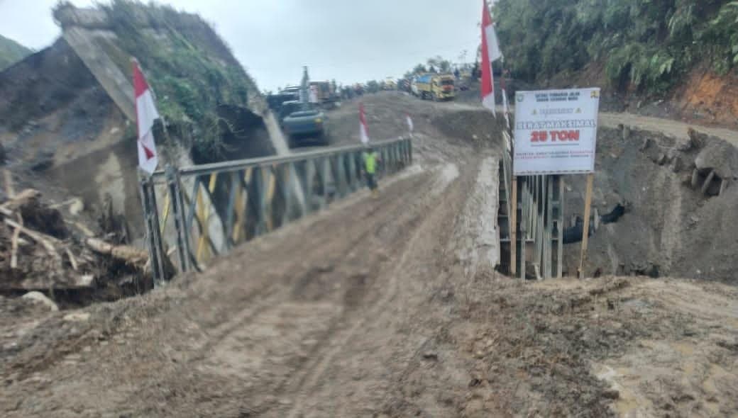 Jembatan Darurat Jalan KKA Bener Meriah-Aceh Utara segera Rampung, Daya Tahan Maksimal 25 Ton