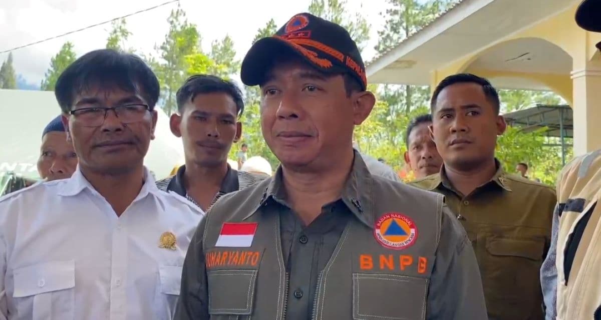 Burni Telong Siaga, Kepala BNPB RI Sebut Terjadi 16 Kali Gempa di Bener Meriah