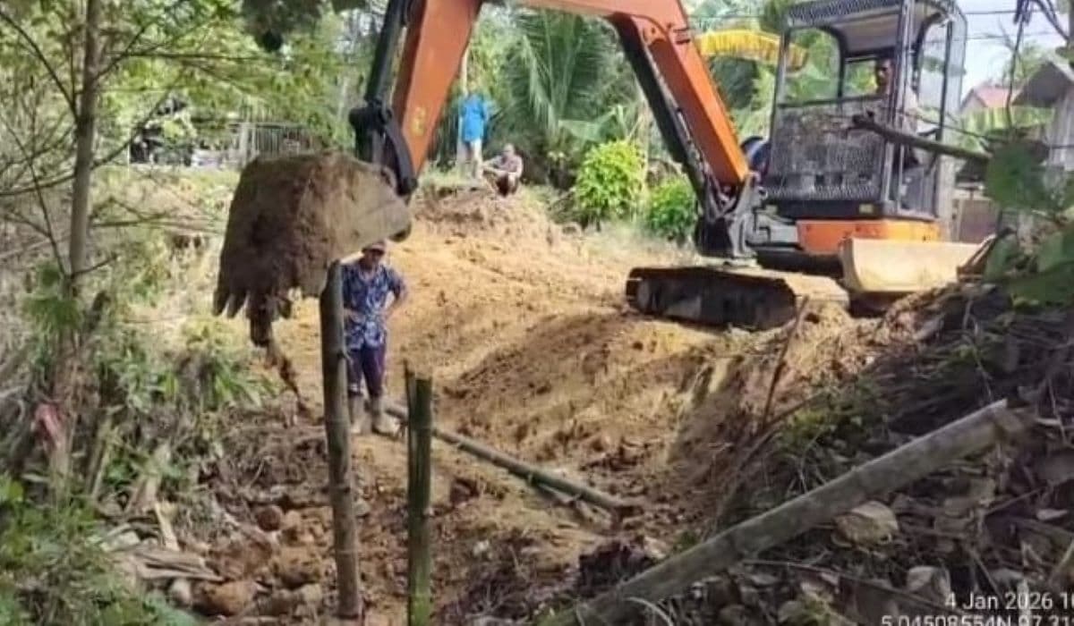 Tanggul Krueng Keureuto Kritis, Warga Lhoksukon Waspadai Luapan Air