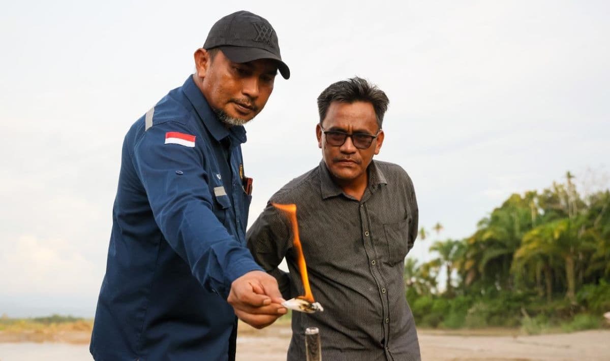 Gas Muncul di Nagan Raya Pascabanjir, BPMA: Tidak Berbahaya Tapi Waspada