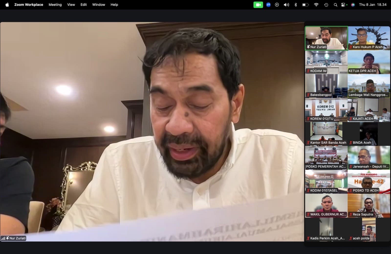 Mualem Perpanjang Status Darurat Banjir Aceh 14 Hari, Fokus Pemulihan Infrastruktur