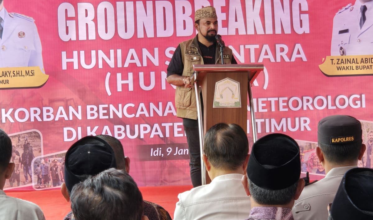 Bupati Aceh Timur Percepat Pembangunan Huntara untuk Korban Banjir di 9 Kecamatan