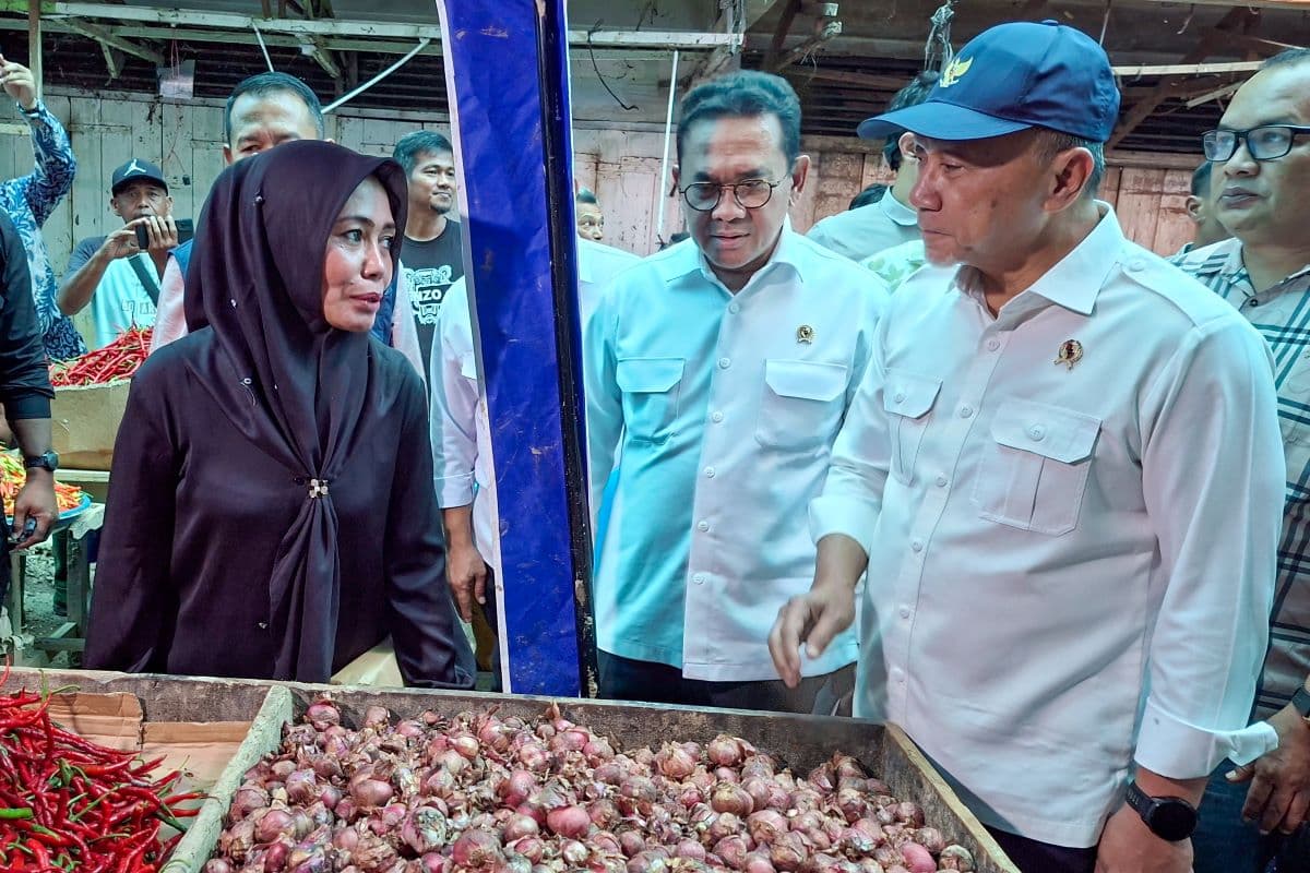 Pasar Kualasimpang Mulai Pulih, 80% Pedagang Beraktivitas Pasca Banjir