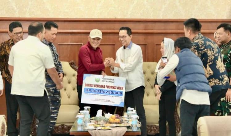 Warga Batam Kirim Bantuan Rp 4,8 Miliar untuk Korban Bencana Aceh