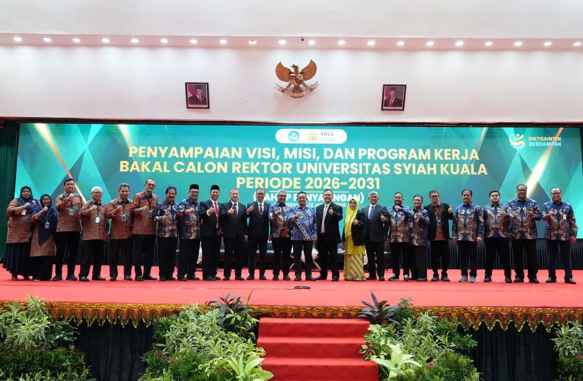 Tiga Calon Rektor USK Lolos Penyaringan, Siap Maju ke Tahap Pemilihan