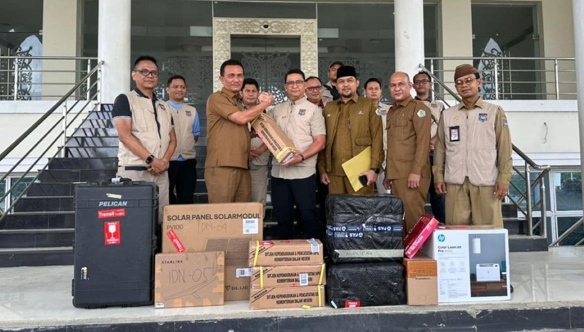 8.000 Blanko KTP Elektronik Kirim Pemerintah Pusat untuk Warga Aceh Utara Pasca Banjir