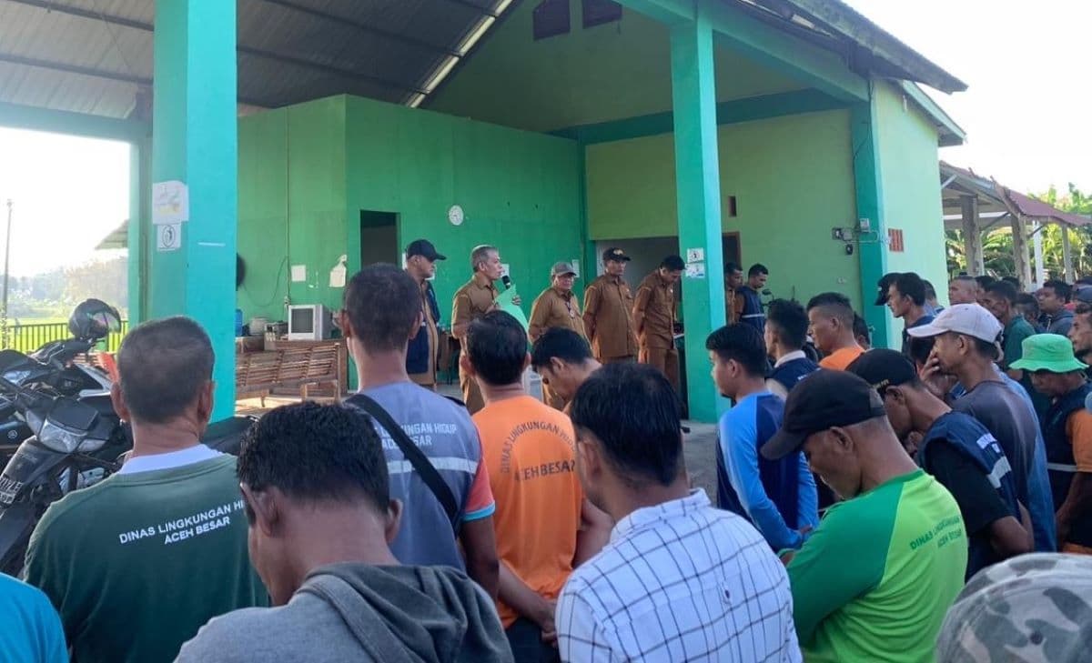 75 Petugas Kebersihan Aceh Besar Jalani Tes Narkoba untuk Jaga Kenyamanan Masyarakat