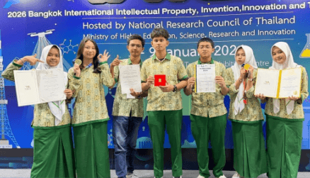 Siswa SMAN 3 Banda Aceh Raih Gold Medal di Ajang Inovasi Thailand