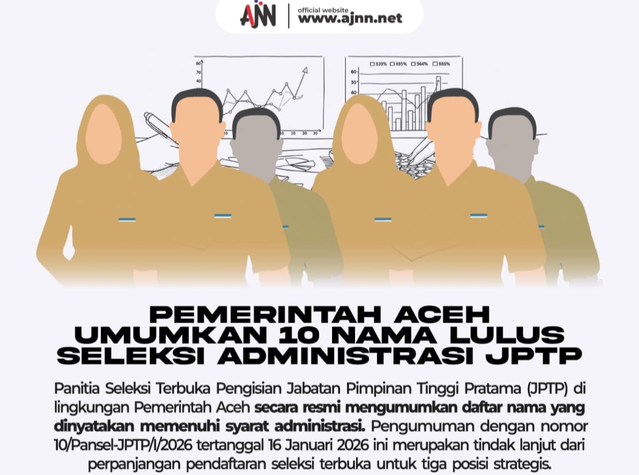 Terpidana Pemalsuan Dokumen Lolos Seleksi JPT Aceh, Pansel Janji Evaluasi