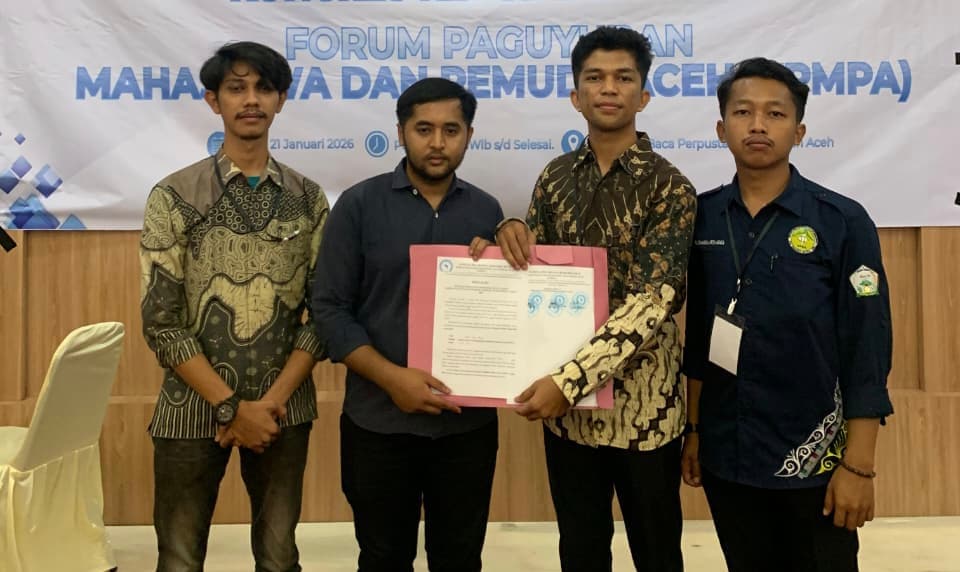 Daffa Taqi Abiyyu Terpilih Aklamasi Pimpin FPMPA untuk Perkuat Sinergi Pemuda Aceh
