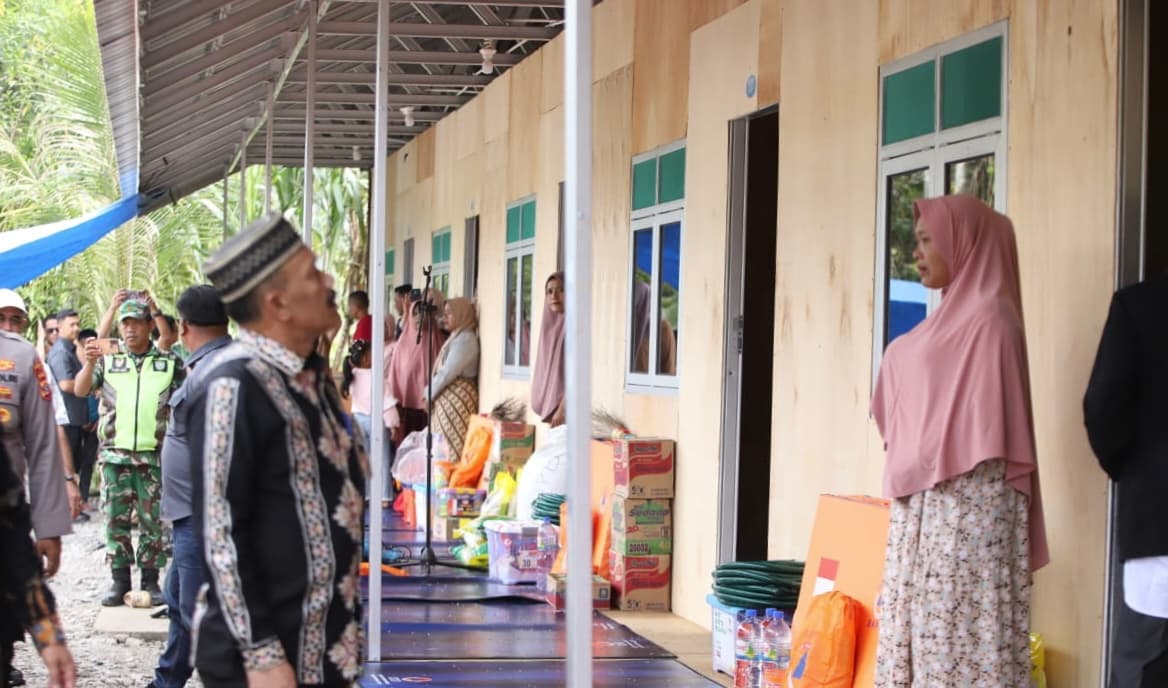 12 KK Korban Banjir Pidie Tempati Huntara, Pemkab Siapkan 89 Unit Huntap