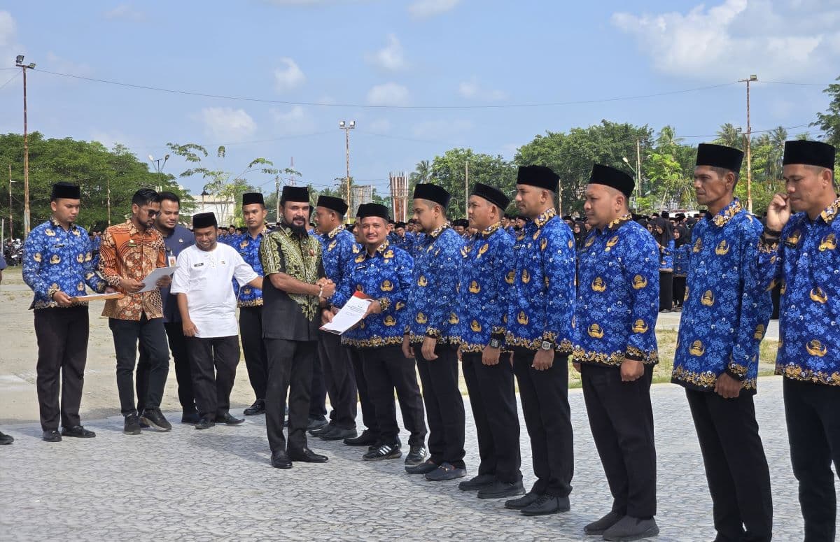 5.010 PPPK Paruh Waktu Aceh Timur Terima SK, Bupati Ingatkan Etos Kerja