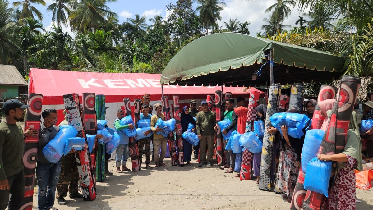 Bantuan Transisi untuk Korban Banjir di Pedalaman Bireuen Diserahkan AGC