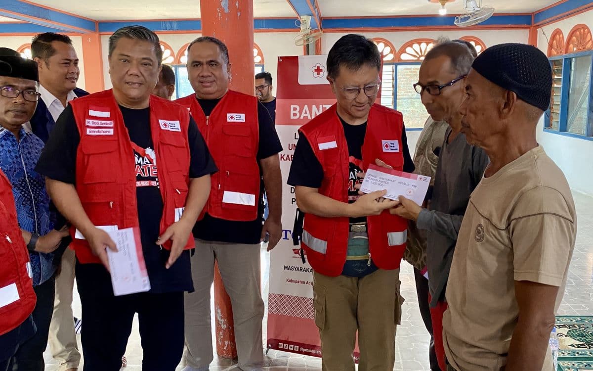 Warga Banten Kirim Rp 202 Juta Bantuan Uang Tunai Korban Banjir Aceh Utara