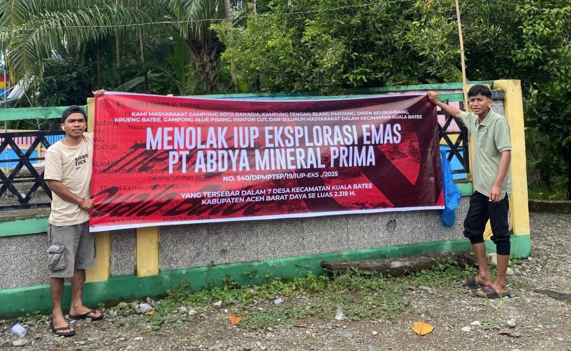 Aliansi Masyarakat Kuala Batee Tagih Janji Pencabutan IUP PT AMP