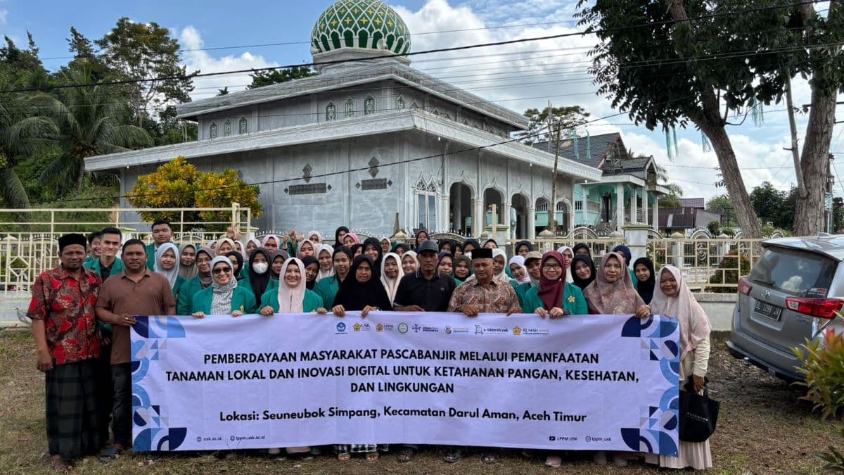 USK Dorong Pemberdayaan Masyarakat Pascabanjir di Aceh Timur