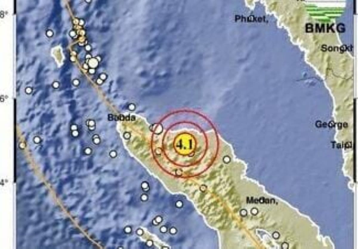 Gempa 4,1 Guncang Bener Meriah, Warga Diminta Tenang dan Jaga Jarak Burni Telong