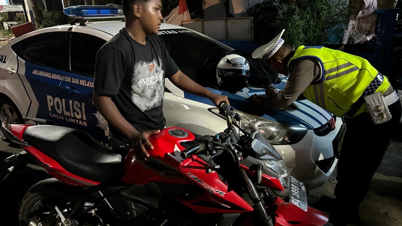 Polisi Lhokseumawe Tertibkan 66 Pengguna Knalpot Brong, Menjaga Keamanan Ramadhan