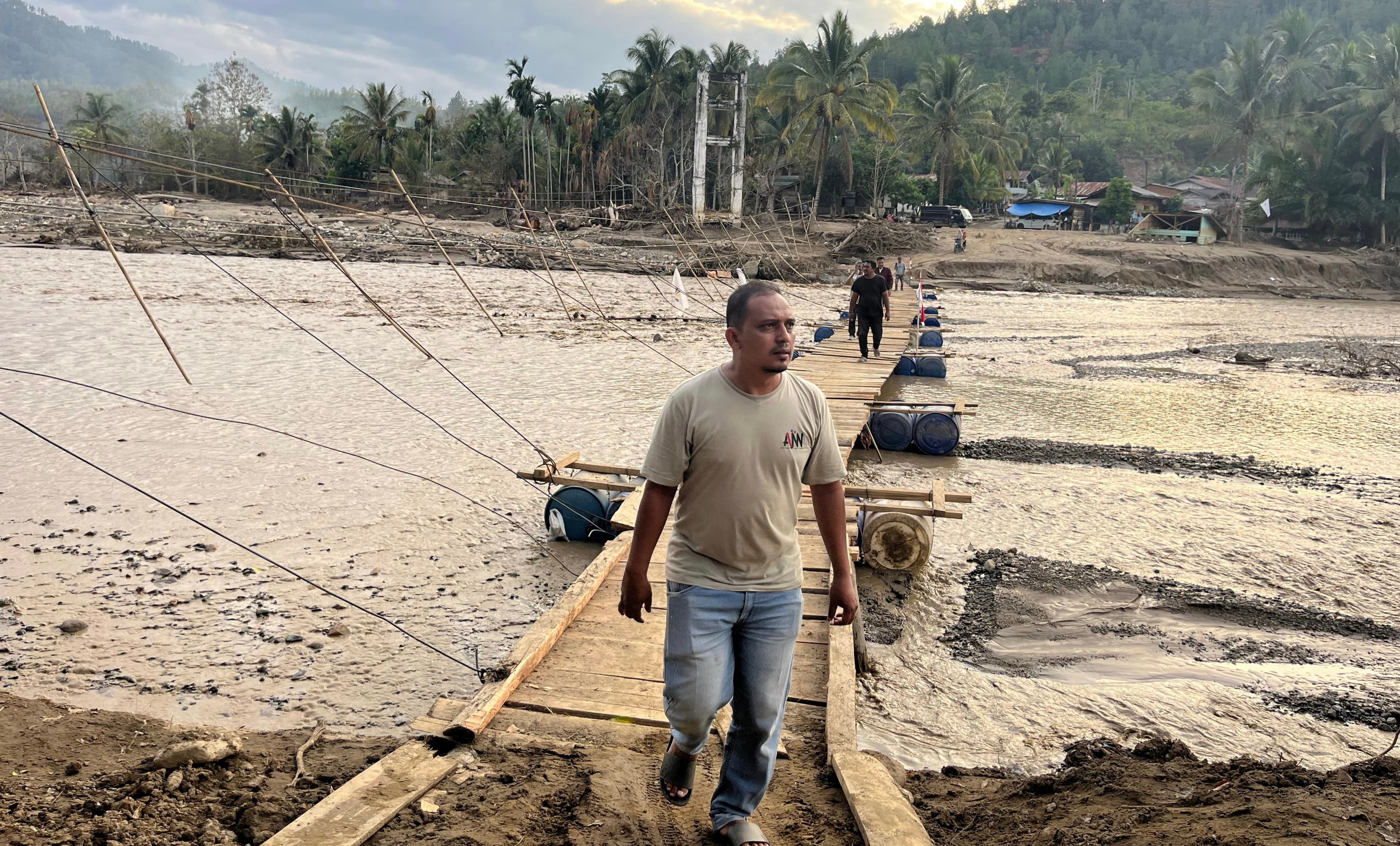 Warga Aceh Tengah Resah Bendungan Alami di Hulu Sungai Kute Reje Bakal Ambruk