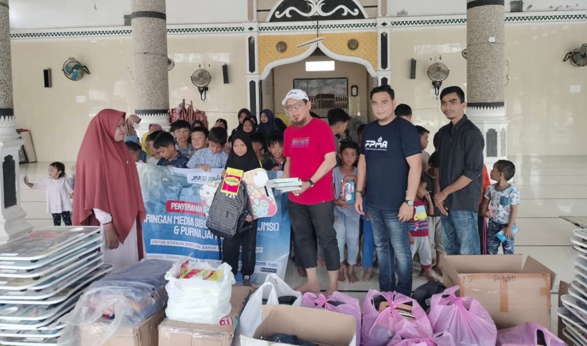 JMSI Aceh Salurkan Donasi Tahap II untuk Anak Penyintas Bencana di Bireuen