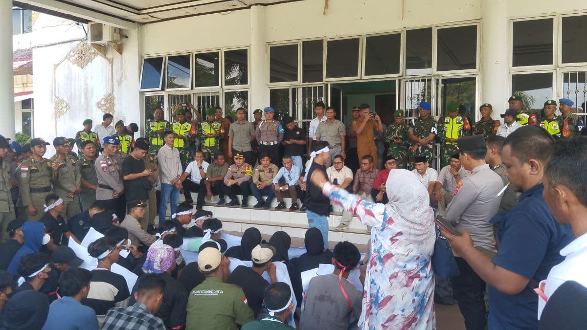 Mahasiswa Aceh Singkil Demo, Sorot Dugaan Jual Beli Jabatan dan Kegagalan Pemkab