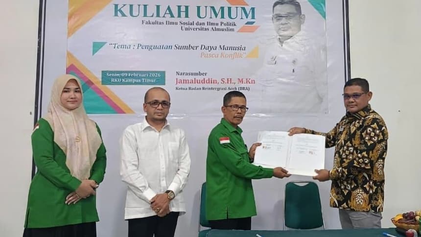 BRA & FISIP Universitas Almuslim Perkuat SDM Aceh Pascakonflik