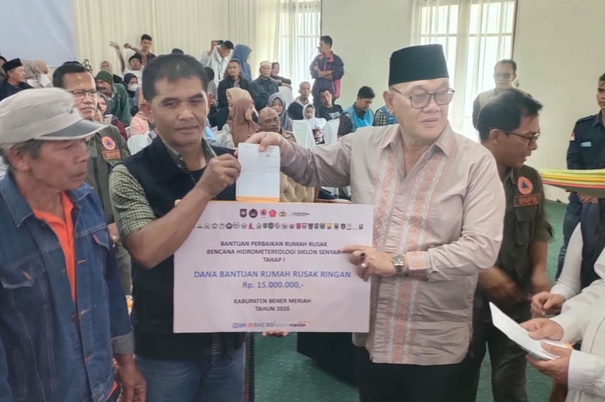Bupati Bener Meriah Sikat Pemotong Dana Bantuan Rumah Rusak Korban Banjir