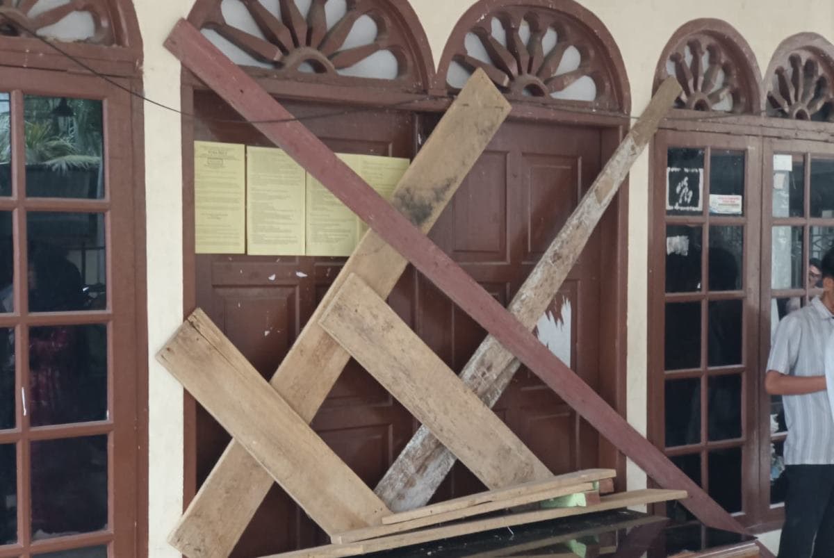 Warga Blang Naleung Mameh Protes Penyaluran Dana Bantuan Tidak Adil