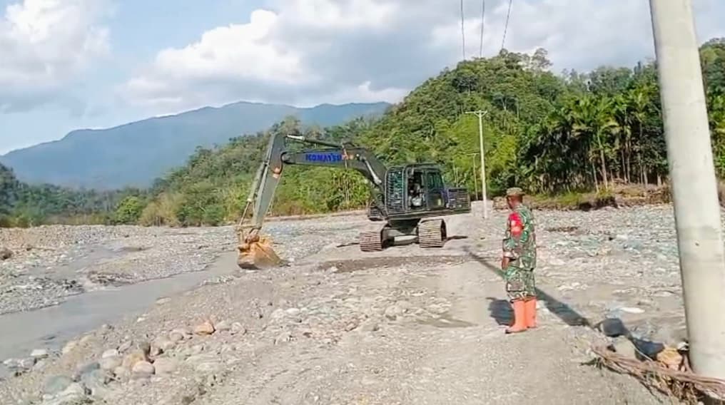 Akses Jambak-Sikundo Aceh Barat Terbuka Kembali Pasca Perbaikan Darurat